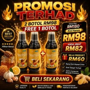 Jus Sarhan - 2 BOTOL FREE 1 BOTOL
